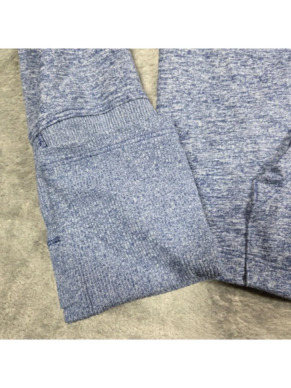 Athleta Girl Hoodie XL 14 Blue Lightweight Uptempo Cuffins Preppy Gym Pullover